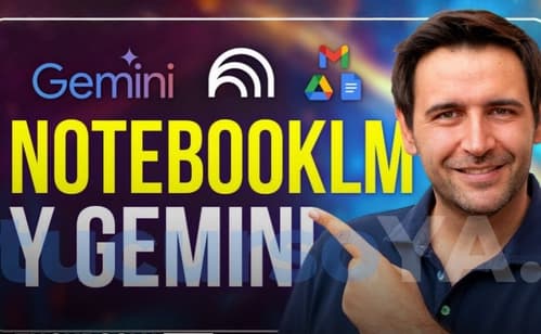 Gemini, Notebook LM y Workspace – IA en acción logo