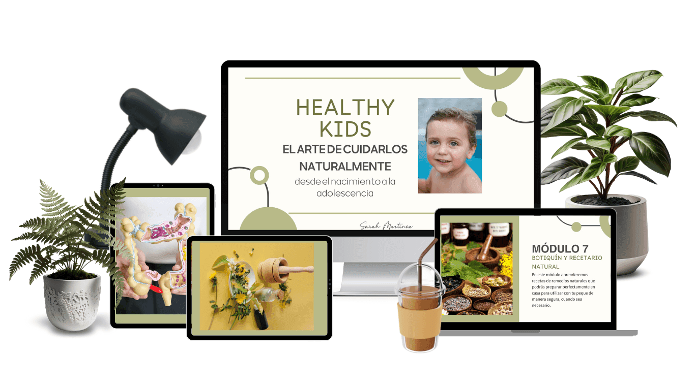 Curso de Homeopatía para Niños Healthy Kids — Sarah Martínez logo