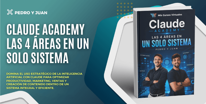 Claude Academy: Las 4 Áreas en un Solo Sistema — Pedro y Juan logo